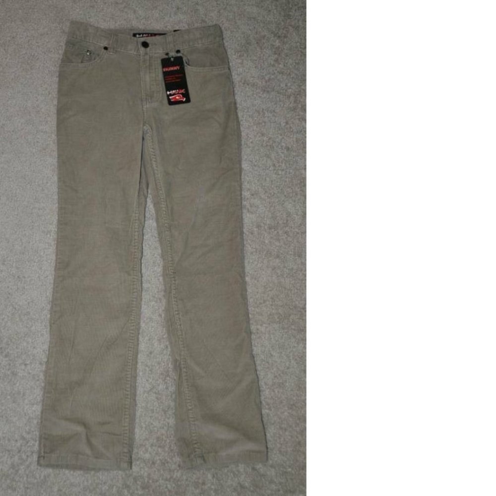 Boys Corduroy Pants 12 Adjustable Waist Tony Hawk Beige 5 Pocket Tapered